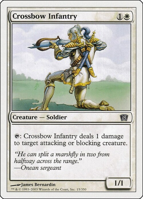 Crossbow Infantry Card Front