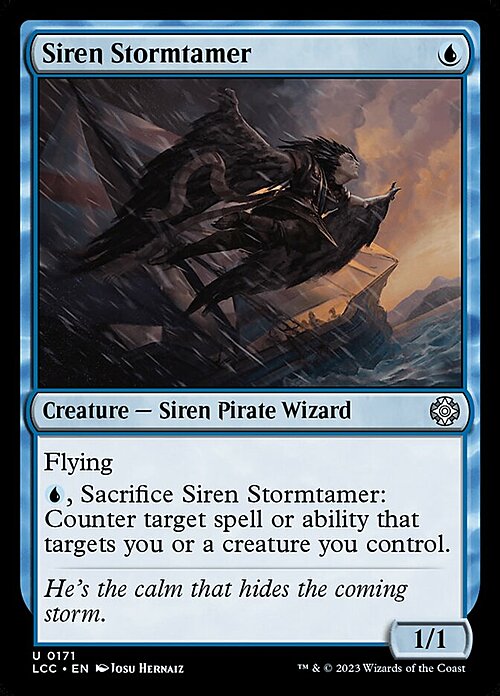 Siren Stormtamer Card Front