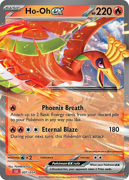 Ho-Oh-EX Card Front