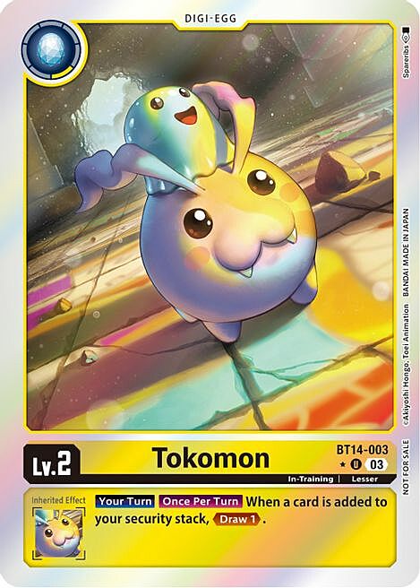 Tokomon Card Front