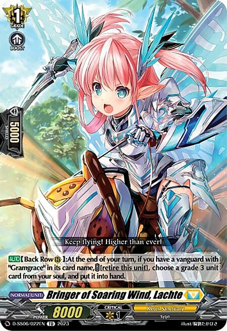 Bringer of Soaring Wind, Lachte Card Front