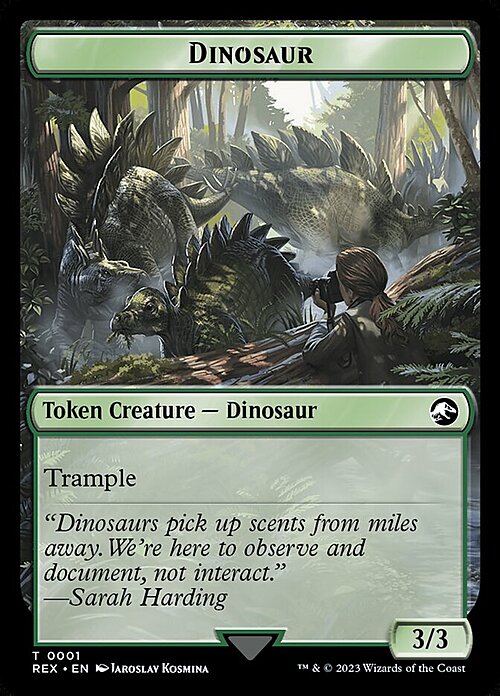 Dinosaur Card Front