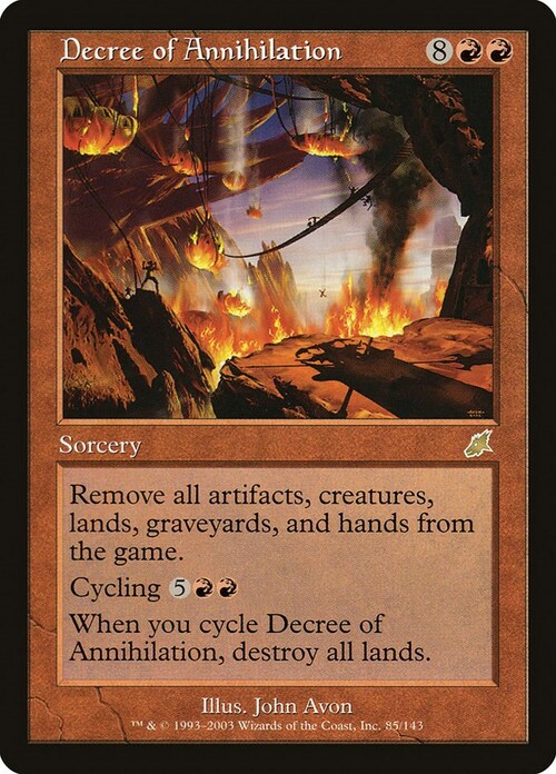 Decree of Annihilation Card Front