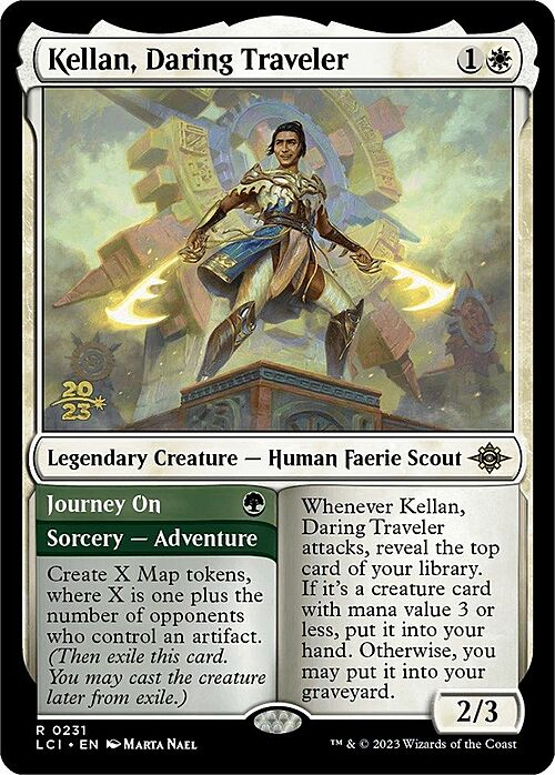 Kellan, Daring Traveler // Journey On Card Front