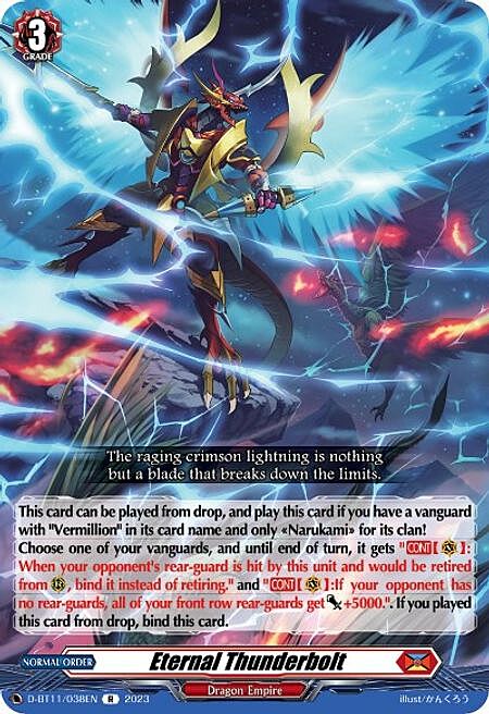 Eternal Thunderbolt Card Front