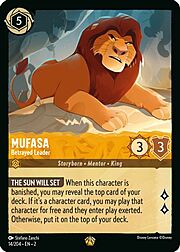 Mufasa - Betrayed Leader