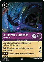 Peter Pan's Shadow - Not Sewn On