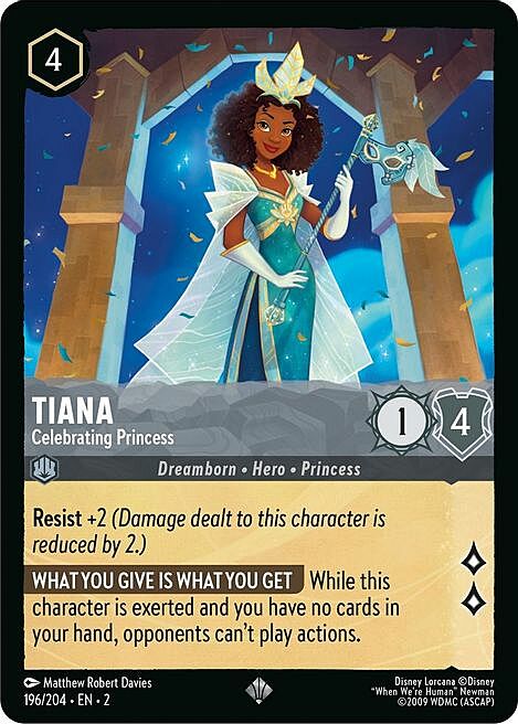 Tiana - Celebrating Princess Card Front