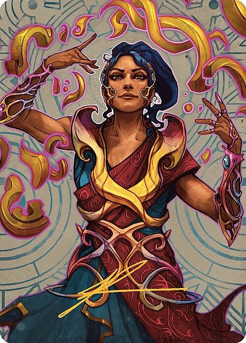 Art Series: Saheeli, the Sun's Brilliance Card Front