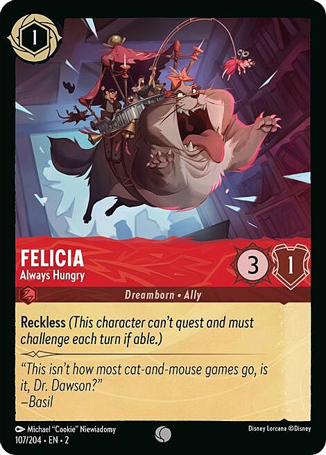 Felicia - Always Hungry Card Front