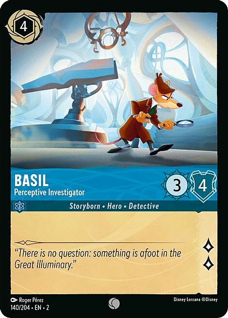 Basil - Perceptive Investigator Card Front