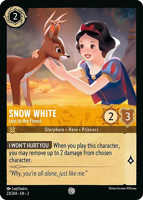 Snow White - Lost in the Forest Card Front