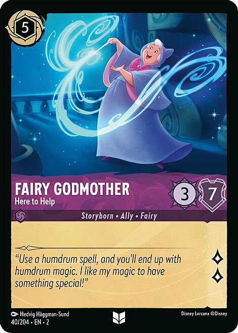 Fairy Godmother - Here to Help Card Front