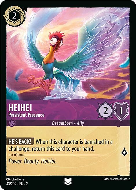 HeiHei - Persistent Presence Card Front