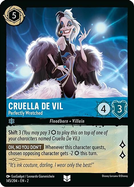 Cruella De Vil - Perfectly Wretched Card Front