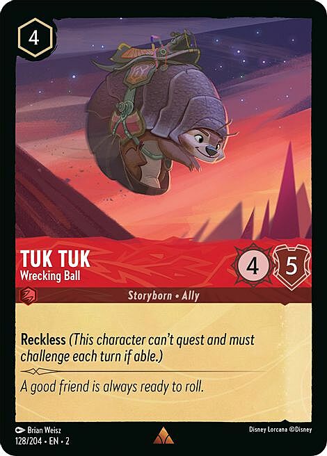 Tuk Tuk - Wrecking Ball Card Front