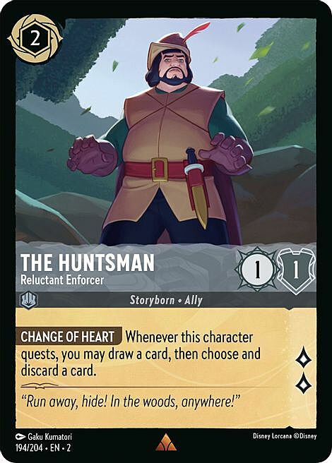 The Huntsman - Reluctant Enforcer Card Front