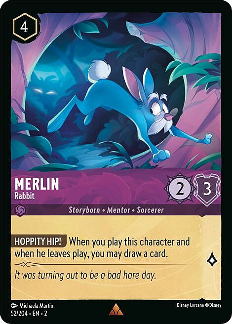 Merlin - Rabbit Card Front