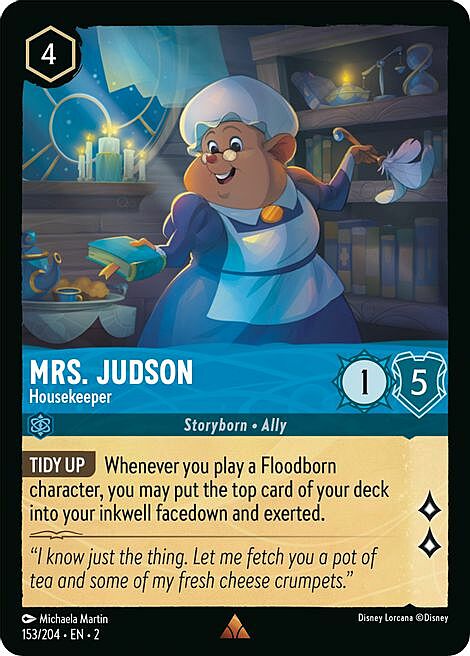 Mrs. Judson - Housekeeper Card Front