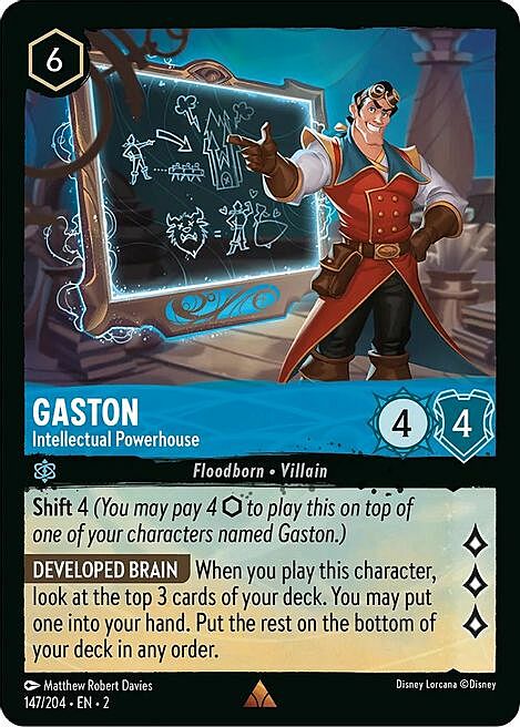 Gaston - Intellectual Powerhouse Card Front