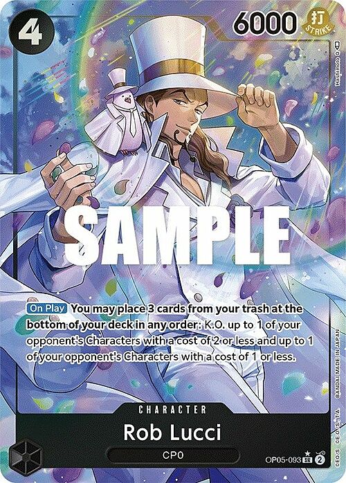 Rob Lucci Card Front