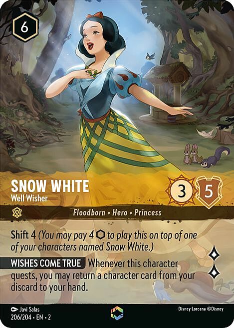 Snow White - Well Wisher Card Front