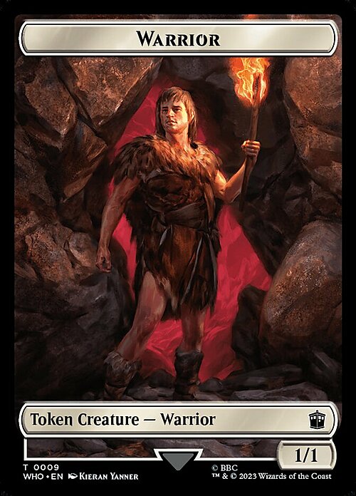 Warrior // Treasure Card Front