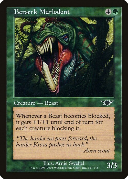 Berserk Murlodont Card Front