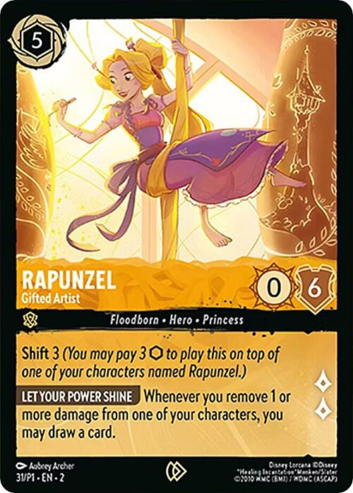 Rapunzel - Gifted Artist Card Front