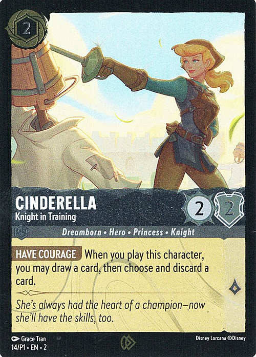 Cinderella - Knight in Training Card Front