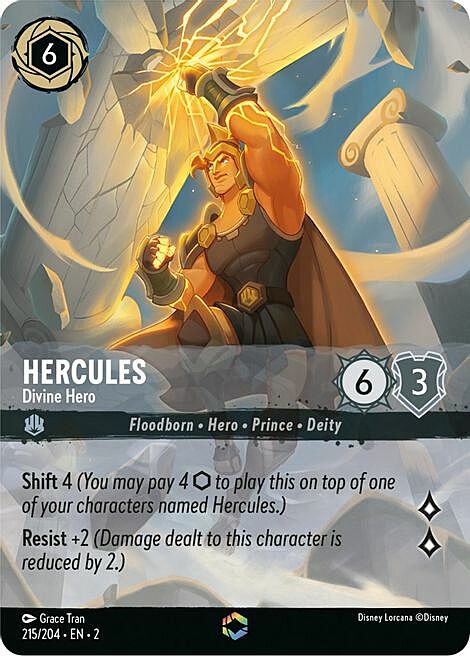 Hercules - Divine Hero Card Front