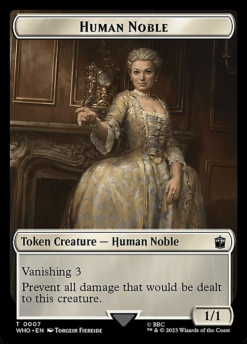 Human Noble // Mutant Card Front