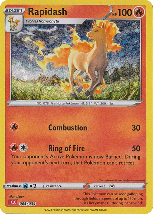 Rapidash Card Front