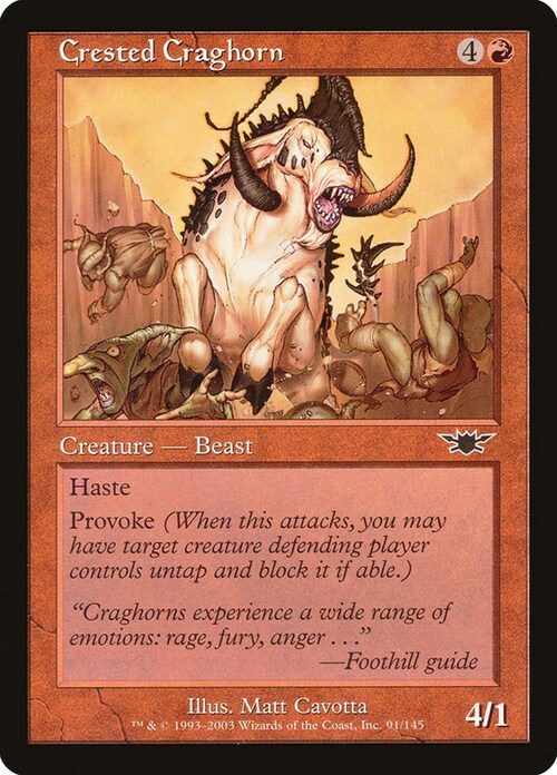 Crested Craghorn Card Front