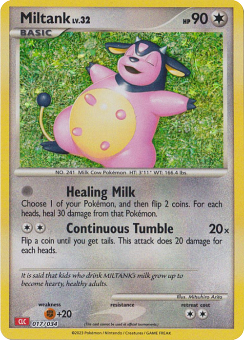 Miltank Lv.32 Card Front