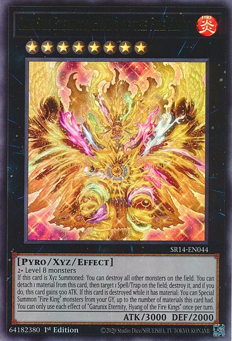 Garunix Eternity, Hyang of the Fire Kings Card Front