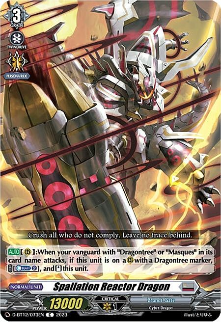 Spallation Reactor Dragon Card Front