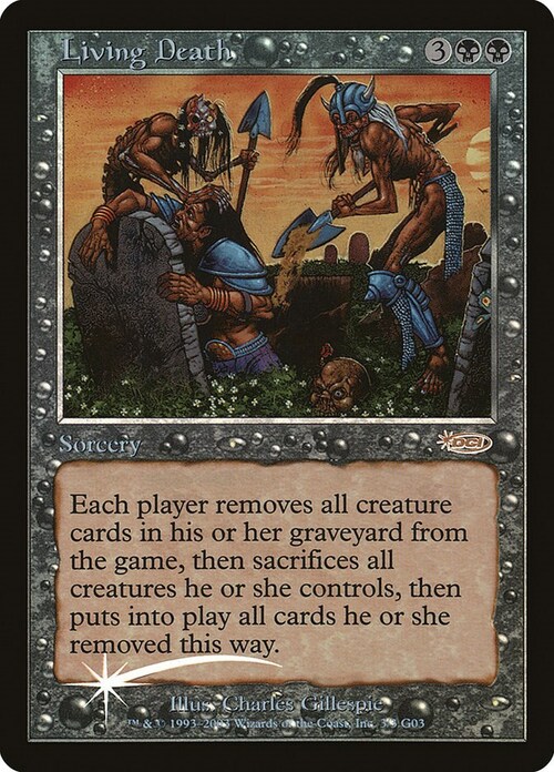 Living Death Card Front