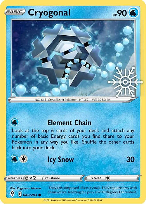 Cryogonal Card Front