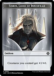 Sorin, Lord of Innistrad Emblem // Vampire