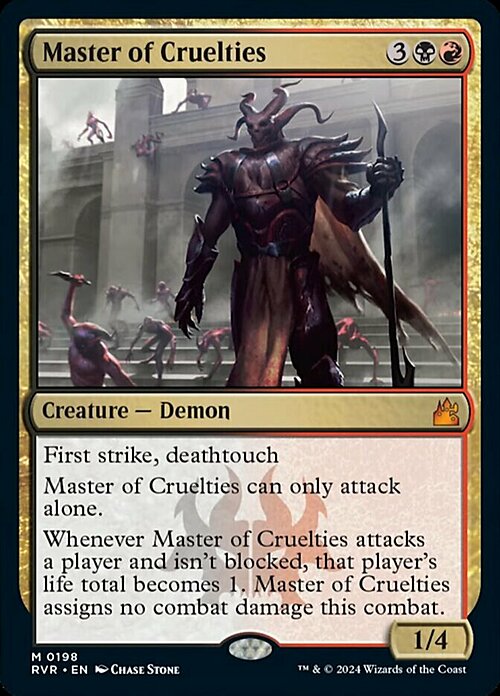 Master of Cruelties Card Front