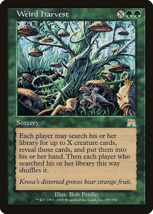 Weird Harvest Card Front