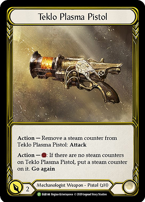 Teklo Plasma Pistol Card Front