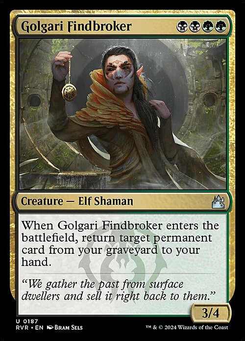 Golgari Findbroker Card Front