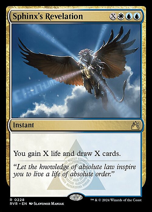 Sphinx's Revelation Card Front