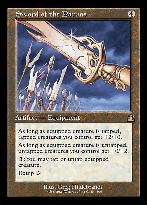 Sword of the Paruns Card Front