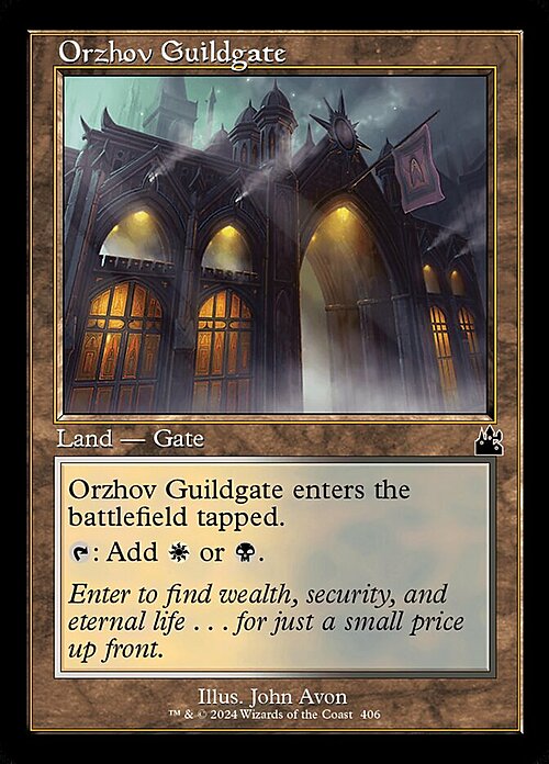 Orzhov Guildgate Card Front