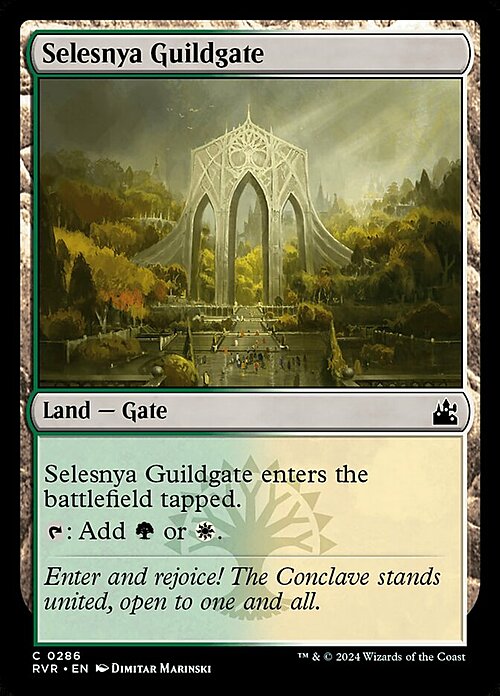 Selesnya Guildgate Card Front