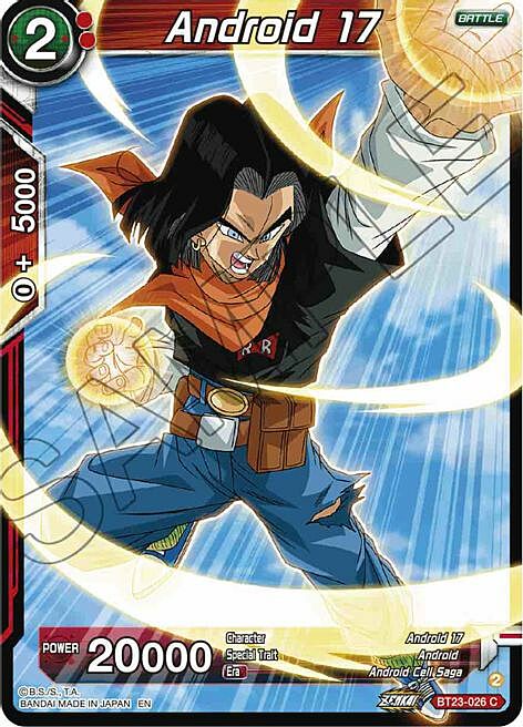 Android 17 Card Front