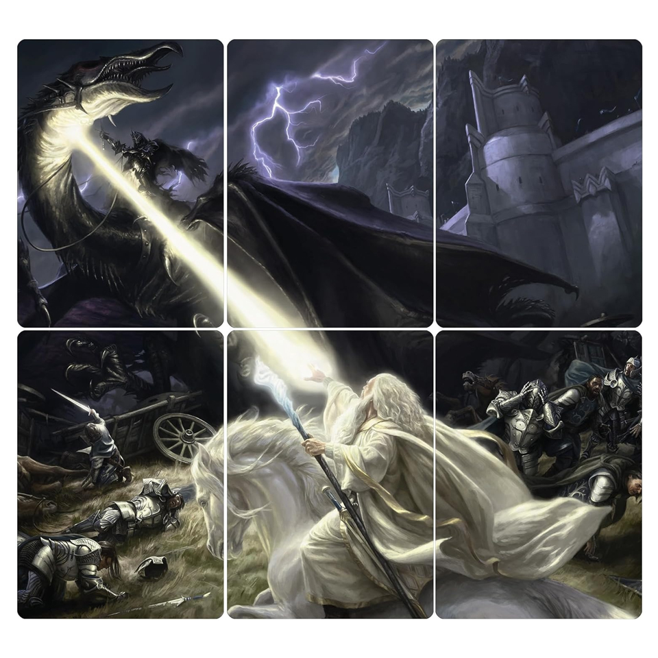 "Gandalf in Pelennor Fields" Scene Art Cards Set